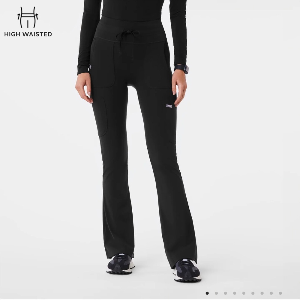 NWT Figs High Waisted Seville Flare Scrubleggings